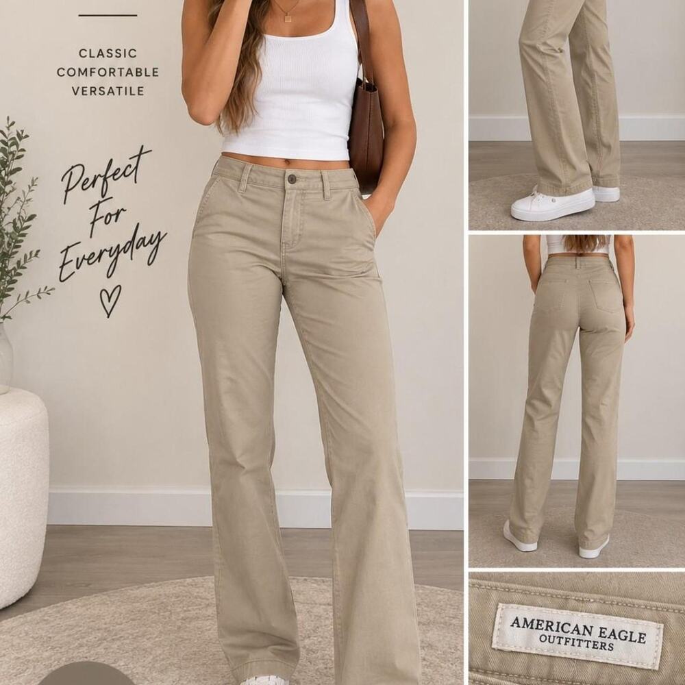 American eagle outfitters khaki chino pants